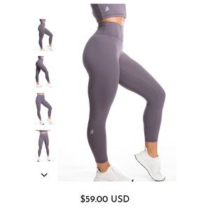 The Mayra Plush Legging- Dusty Lilac